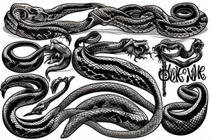 Elements 
inside snake tattoo idea