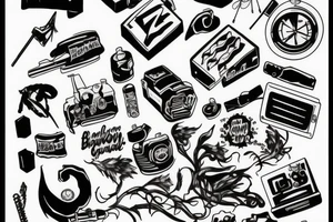 Battery tattoo idea