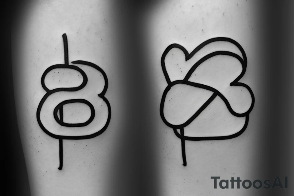 Letter 'Z' with cloud (to represent cloud platform) tattoo idea