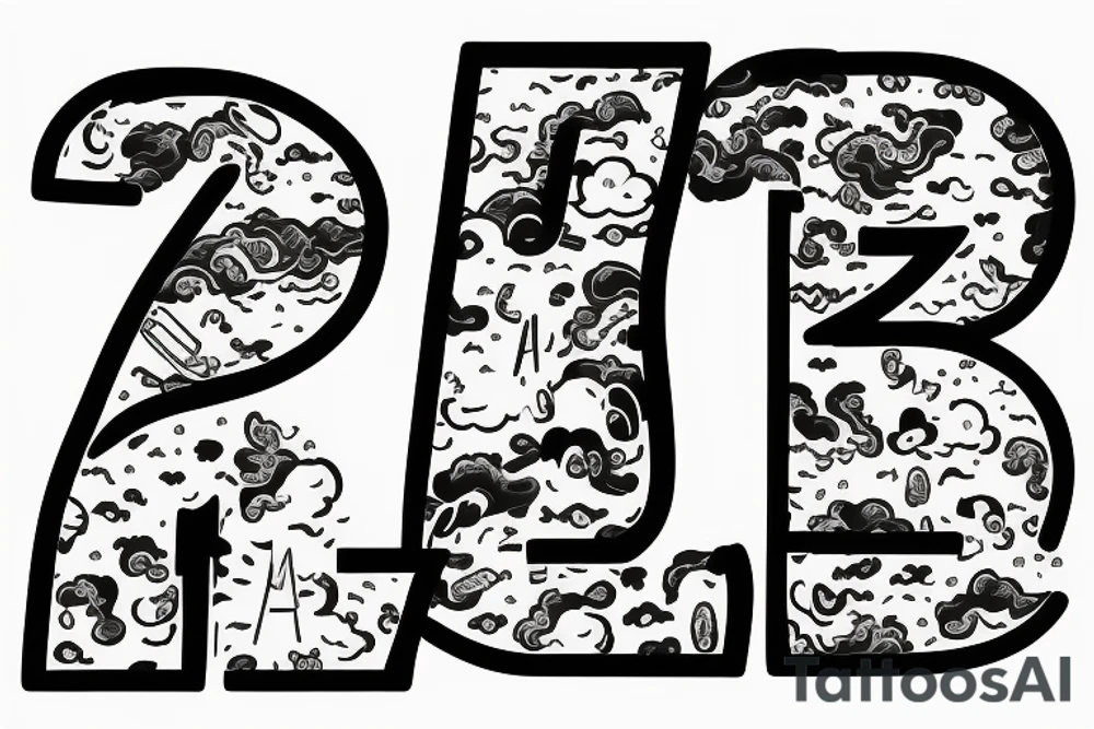 Letter 'Z' with cloud on it (to represent cloud platform) tattoo idea