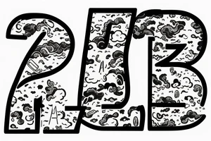 Letter 'Z' with cloud on it (to represent cloud platform) tattoo idea