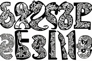 Letter 'Z' tattoo idea