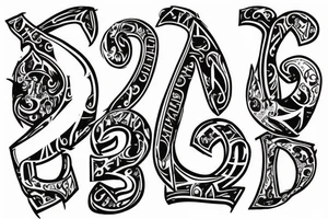 Letter 'Z' tattoo idea