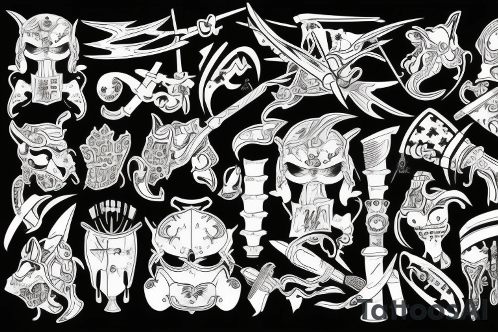 knight after a war tattoo idea