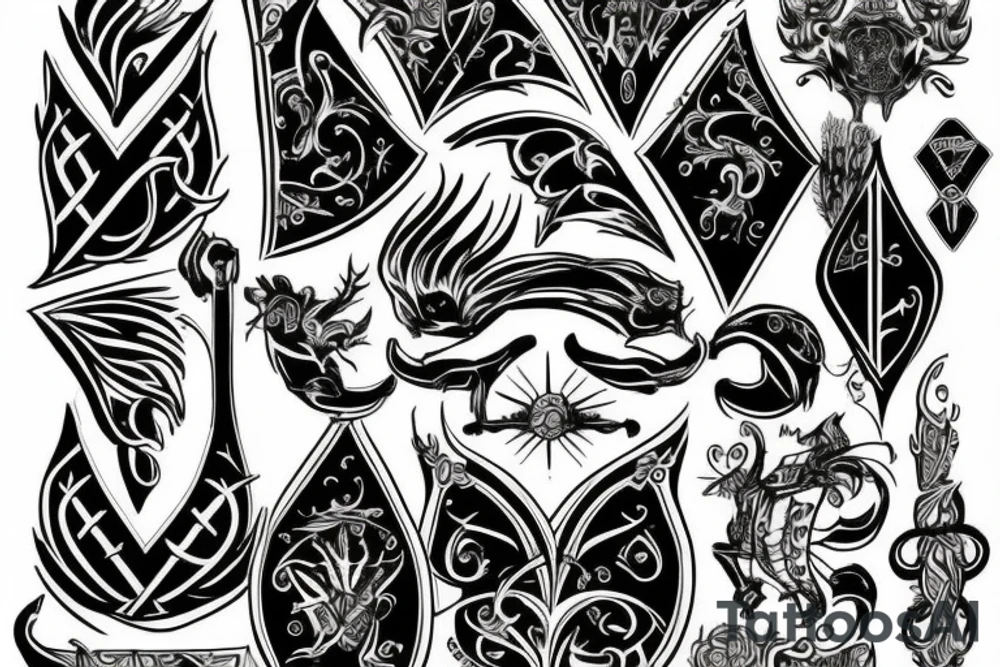 medieval tattoo idea