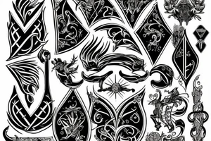medieval tattoo idea