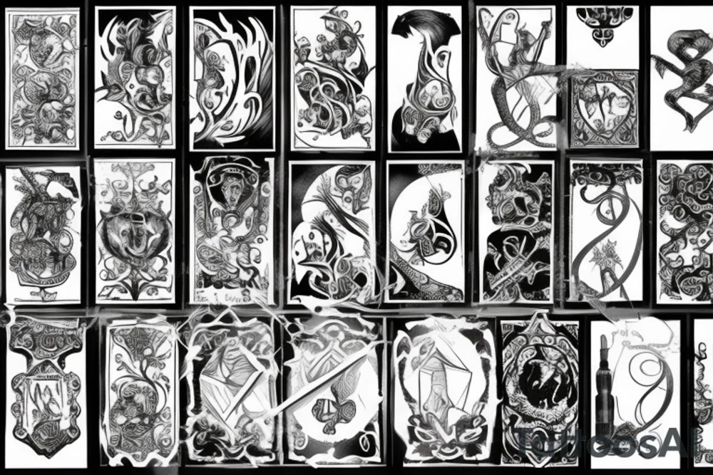 medieval tattoo idea