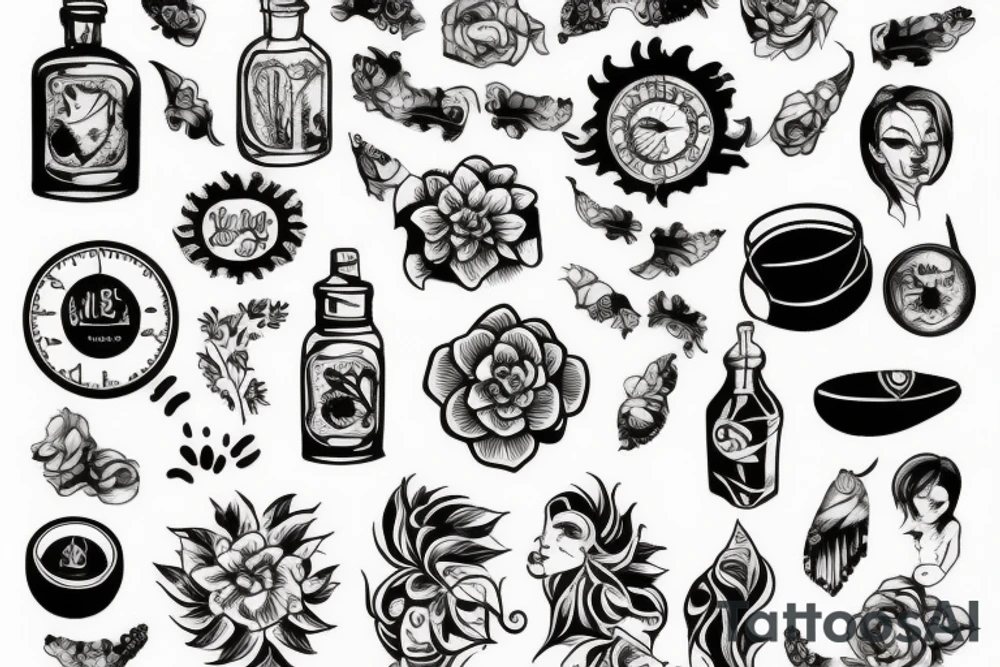 Бородатый лев tattoo idea