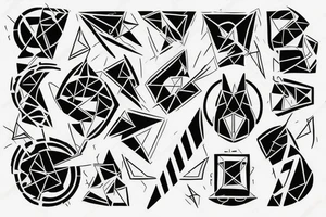 A battery that only has negative sides tattoo idea