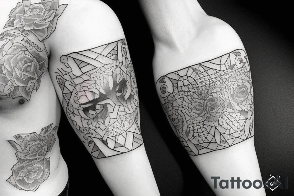 A battery that only has negative sides tattoo idea