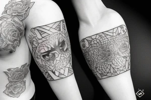 A battery that only has negative sides tattoo idea