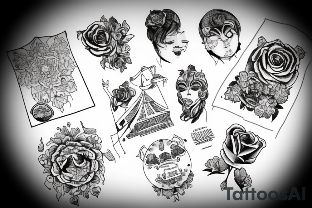 Борода tattoo idea