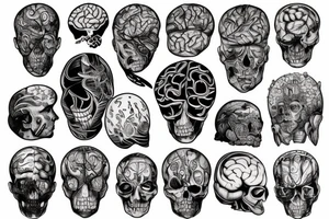 Brain tattoo idea