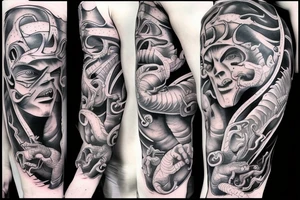 Gemini double dragon tattoo idea