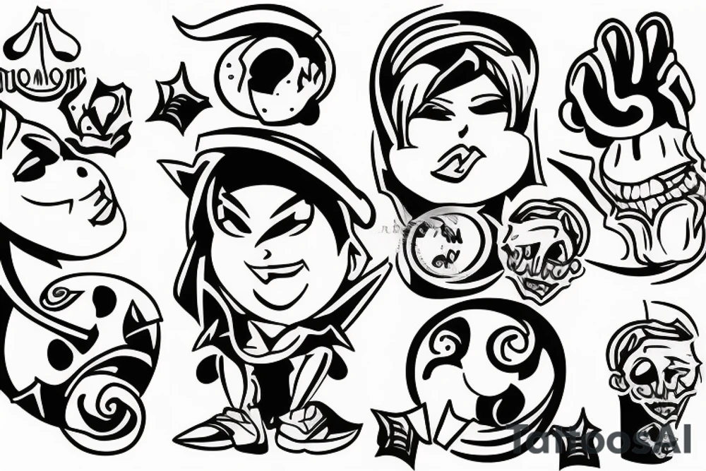 mom with 2 sons tattoo idea