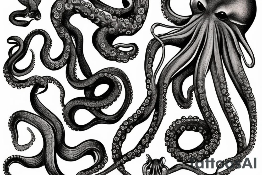 Octopus tattoo idea