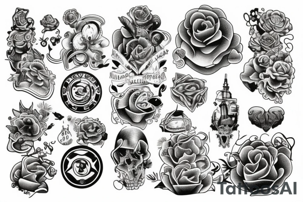 marina tattoo old school tattoo idea