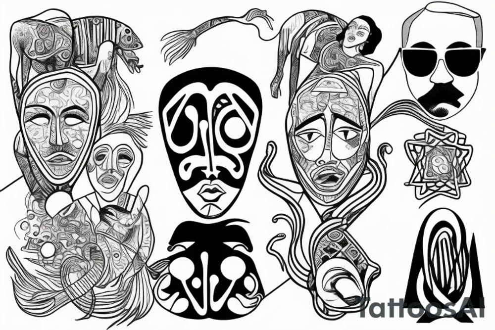 Mac miller swimming in circles inspired tattoo idea