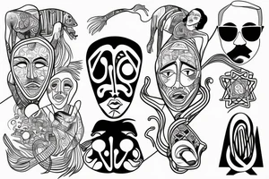 Mac miller swimming in circles inspired tattoo idea