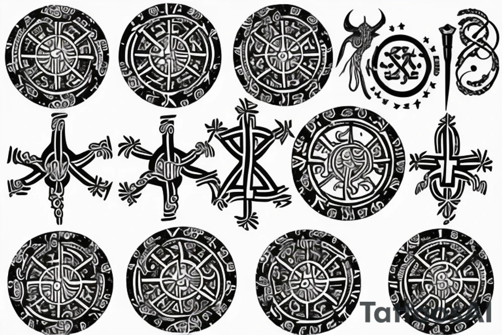 Vegvisir tattoo idea
