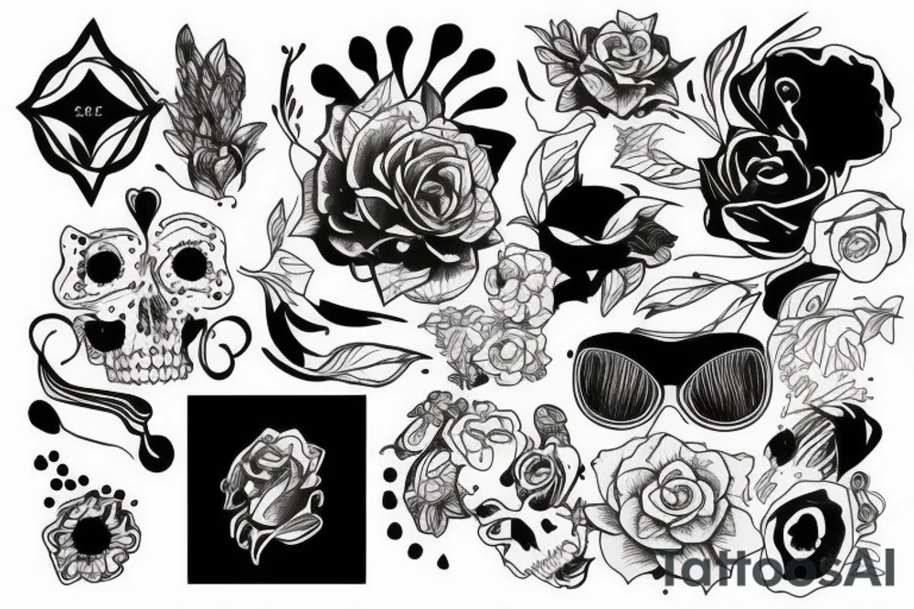 Palette tattoo idea