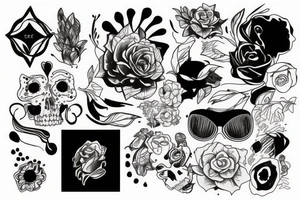 Palette tattoo idea