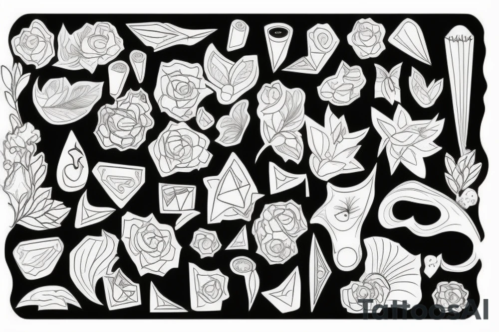 Colour Palette tattoo idea
