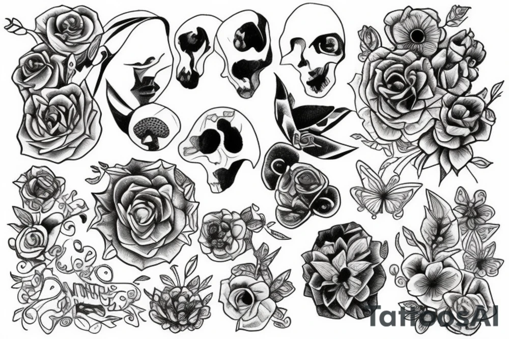 Colour Palette tattoo idea