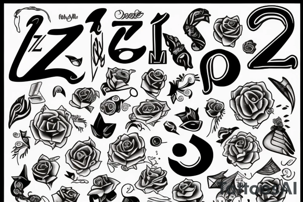 The letter Z tattoo idea