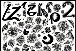 The letter Z tattoo idea