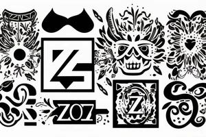 The letter Z tattoo idea