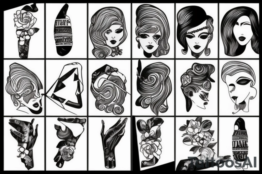 A feminime z tattoo idea
