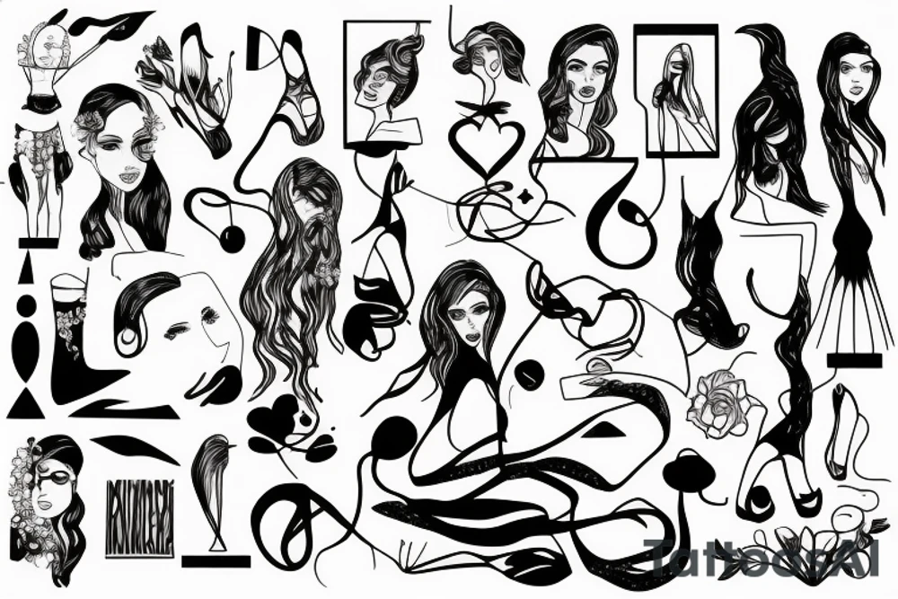 A feminime z tattoo idea