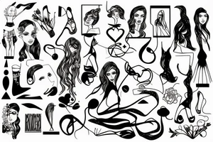 A feminime z tattoo idea