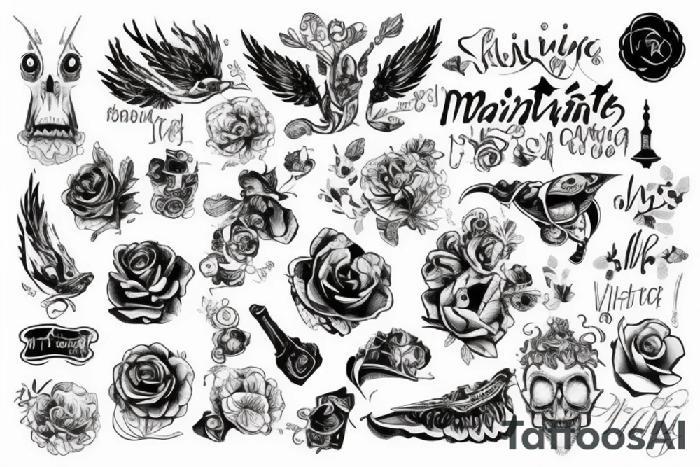 Цитаты татуировки в стиле минимализм tattoo idea