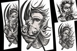 David fighting goliath tattoo idea