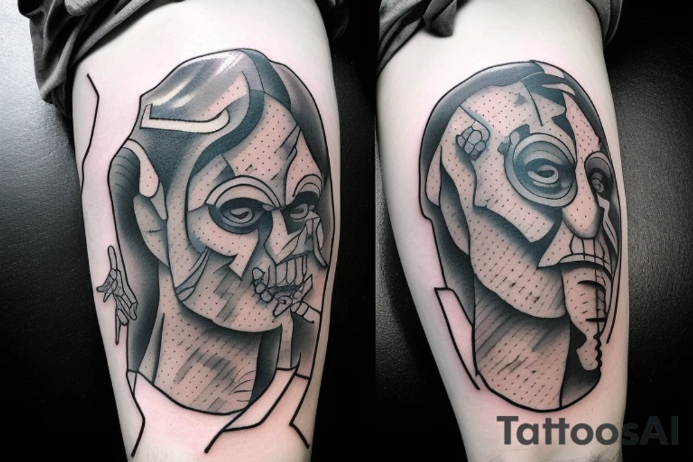 David fighting goliath tattoo idea