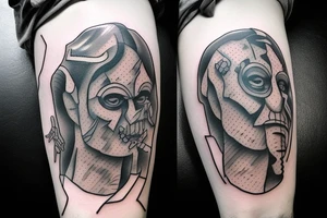 David fighting goliath tattoo idea