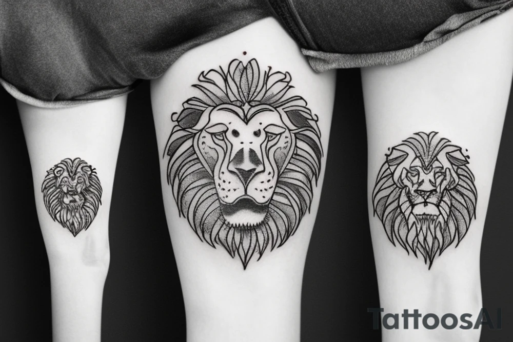 England 3 lion tattoo idea