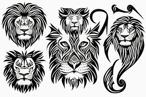 England 3 lion tattoo idea
