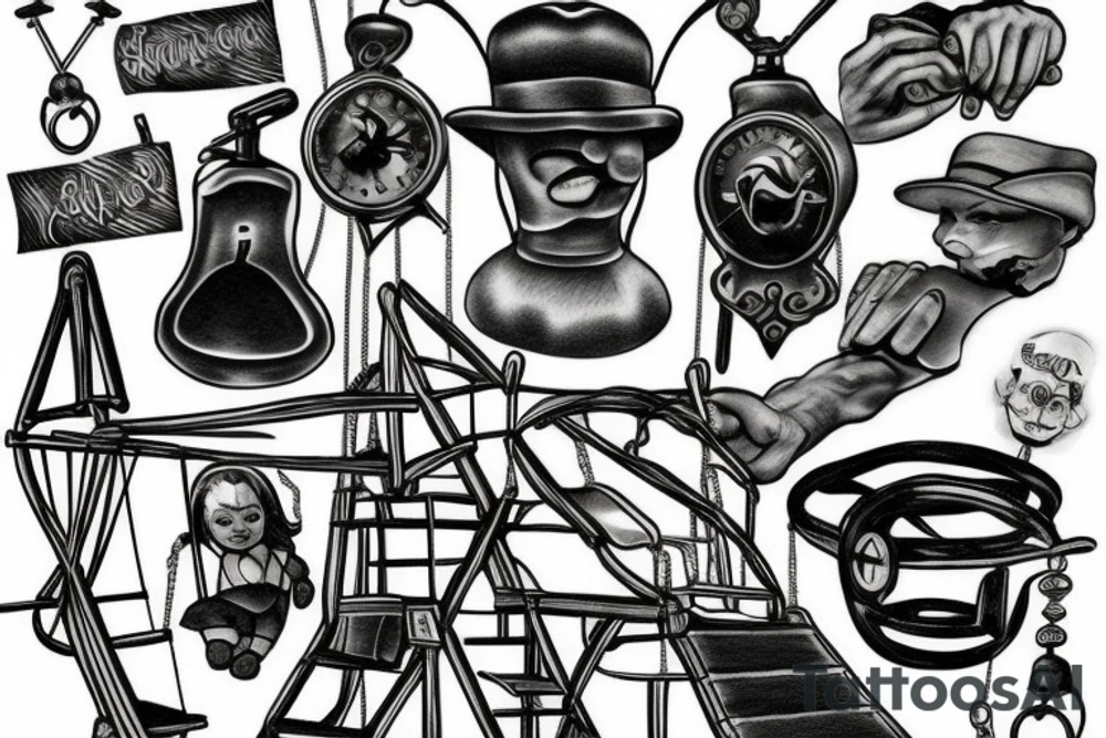 an old swingset tattoo idea