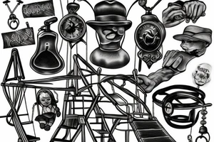 an old swingset tattoo idea