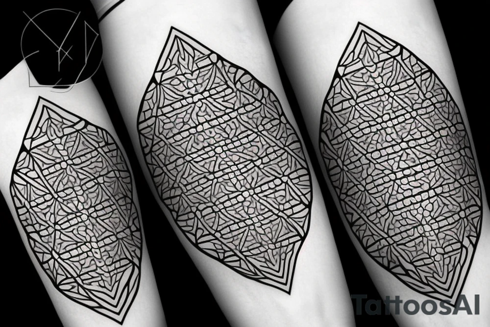 Fire, water, sacred geometry, triangle tattoo idea