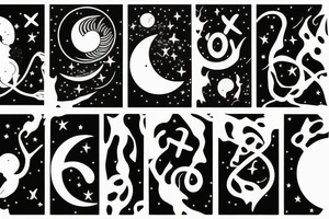 Cancer with moon tattoo idea