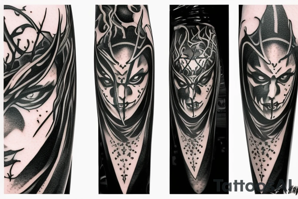 Eric Draven and a dagger tattoo idea