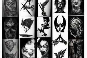 Eric Draven and a dagger tattoo idea