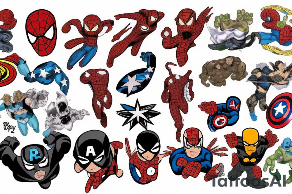 Marvel tattoo idea