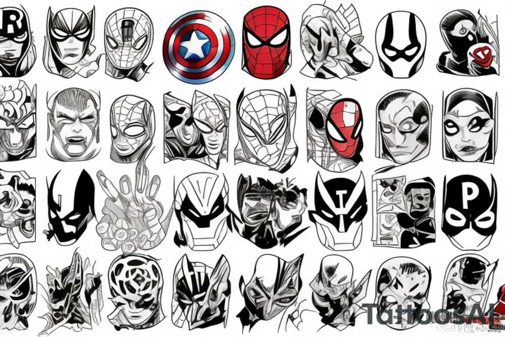 Marvel tattoo idea