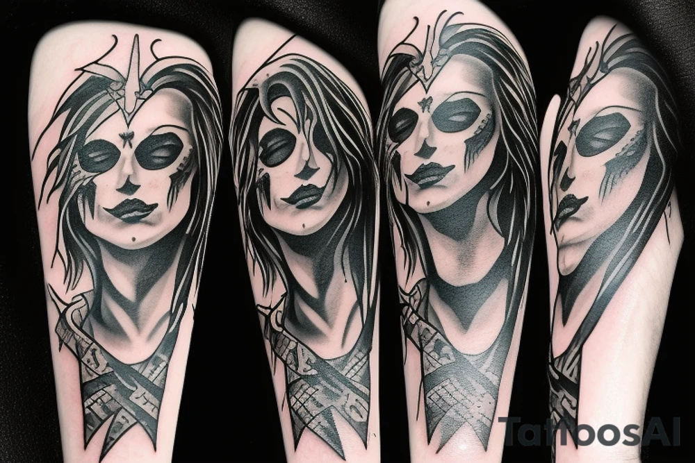 Eric Draven and a dagger tattoo idea