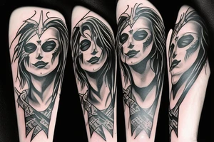 Eric Draven and a dagger tattoo idea